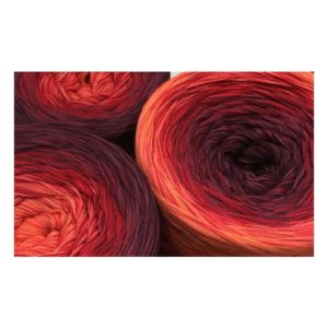 Wolle, Blutorange 550m / 5-fach