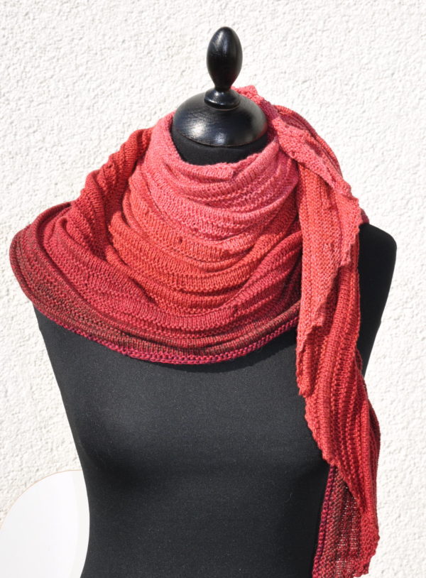 Schal, Marsala – Bild 3