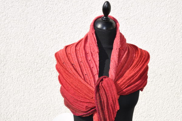 Schal, Marsala – Bild 4