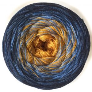 Wolle, Denim Curry 900m / 4-fach