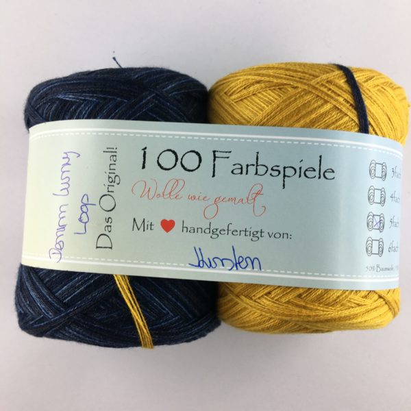 Loop Set, Denim Curry 5-fach inkl. Anleitung Loop Upstairs – Bild 2