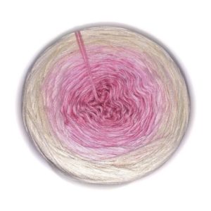 Wolle, Soft Rosé 750m / 4-fach