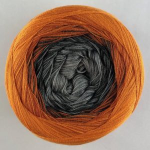 Wolle, Stone Orange 750m / 4-fach