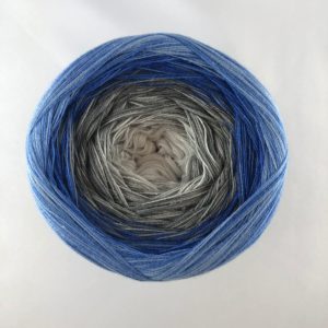 Wolle, StreetArt Blau 606m / 5-fach